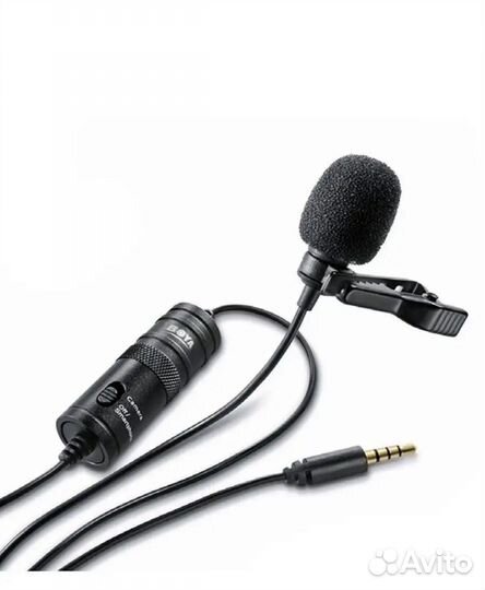 Петличный микрофон boya m1 петличка андроид