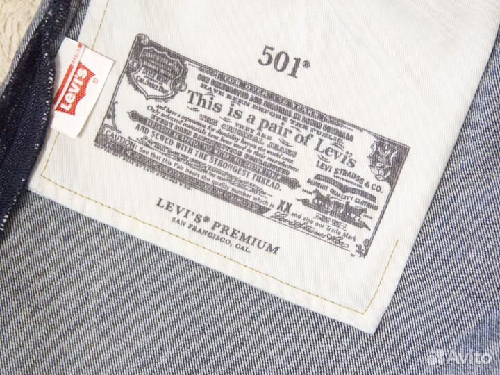 Джинсы Levis 501 W32 L32 Индиго