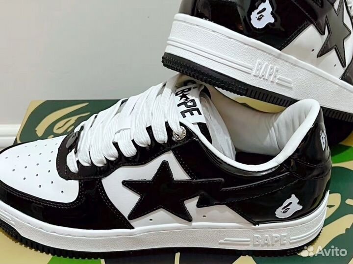 Кроссовки bape sta black