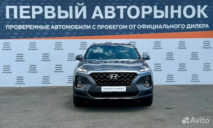 Hyundai Santa Fe 2.2 AT, 2018, 119 462 км