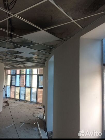 Монтаж потолка армстронг