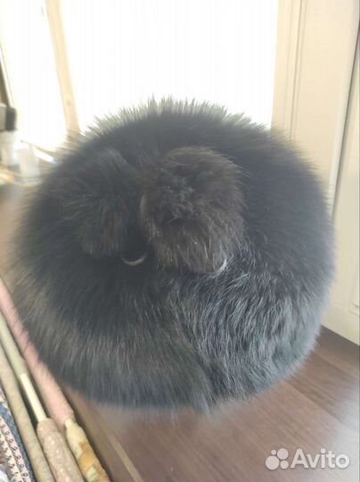 Шапка песец на подкладке