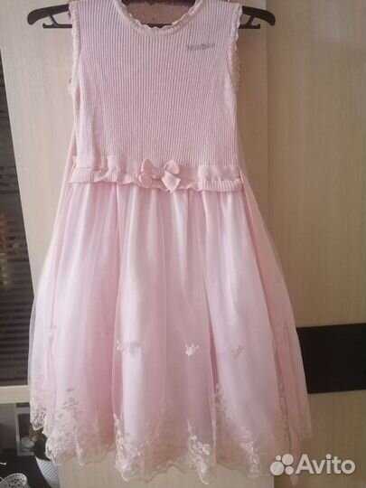 Нарядное платье для девочки 122 128