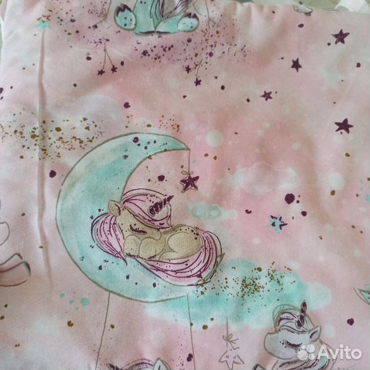 Матрас 120*60 и бортики на кроватку