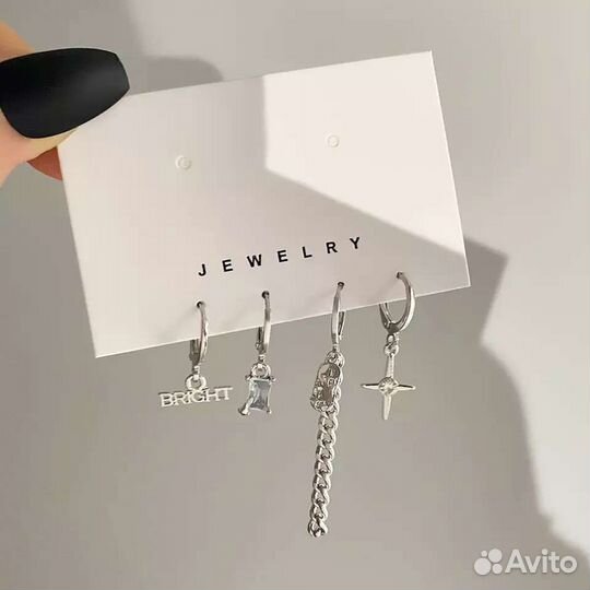 Бижутерия серьги