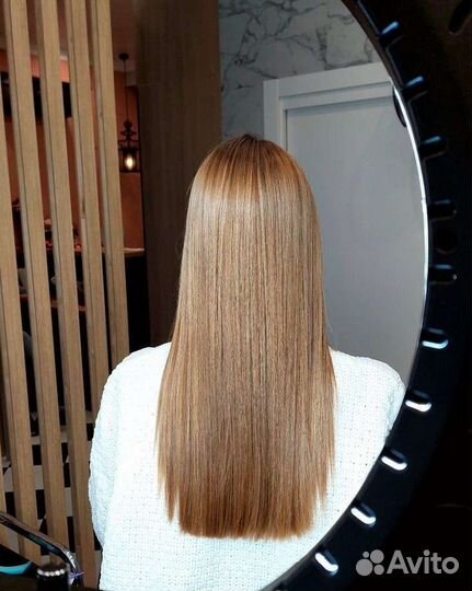 Кератиновое выпрямление/Ботокс Волос/Полировка