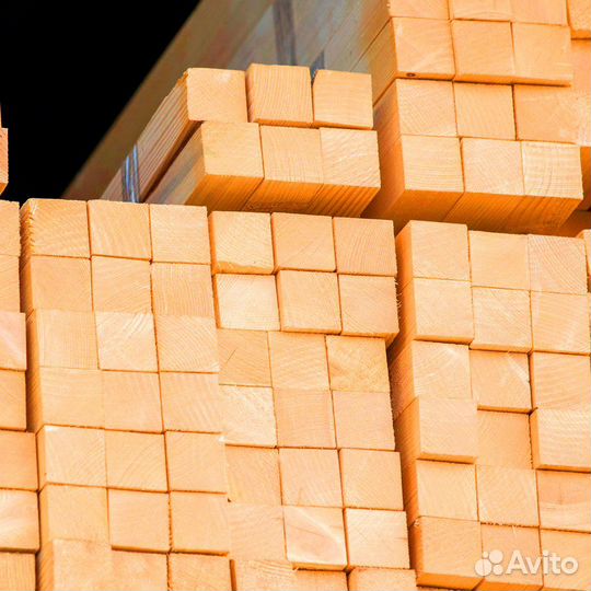 Брус строганный 140х190х6000мм, лиственница, сухой