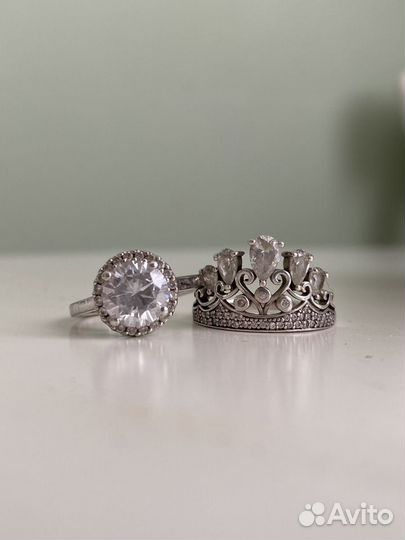 Серебряное кольцо/подвеска