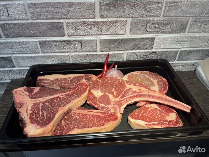 Мясо. Говядина мраморная зернового откорма