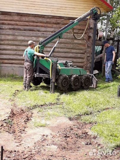 Винтовые сваи с монтажом