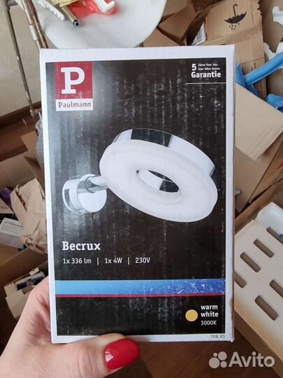 Подсветка зеркала Paulmann Becrux 4Вт LED 3000К IP