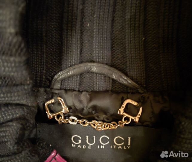 Кожаная женская куртка Gucci S