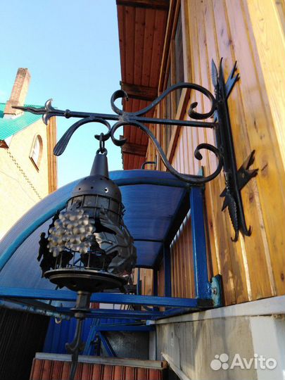 Фонарь для плоской свечи с подвесом