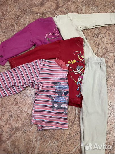 Вещи пакетом на девочку 86 92