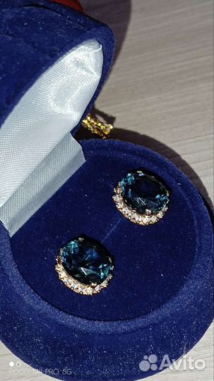 Золотые серьги 375 пробы