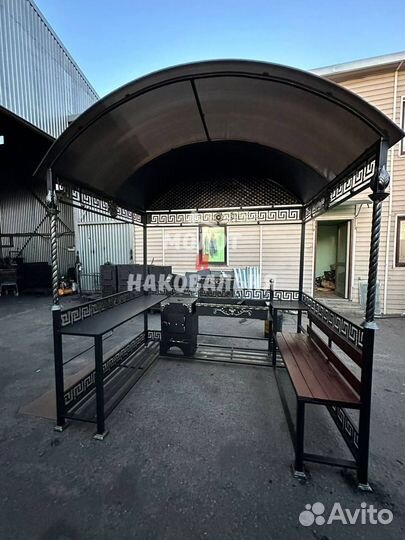 Мангал в стиле лофт