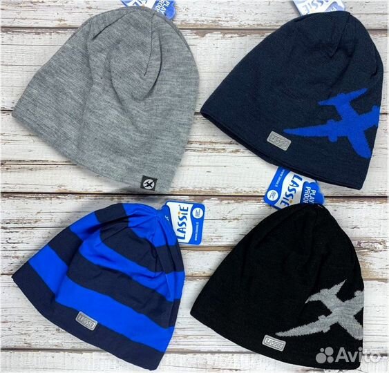 Lassie зимние шапки двухслойные шерсть флис выбор