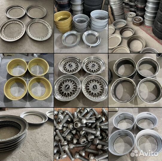 Болты иннеры полки бочки для дисков BBS rs rs2 lm