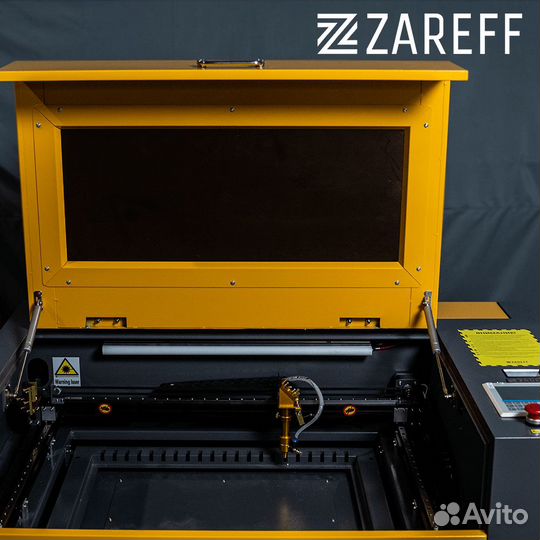 Лазерный станок Zareff Slim 600х400мм 60x40 50W