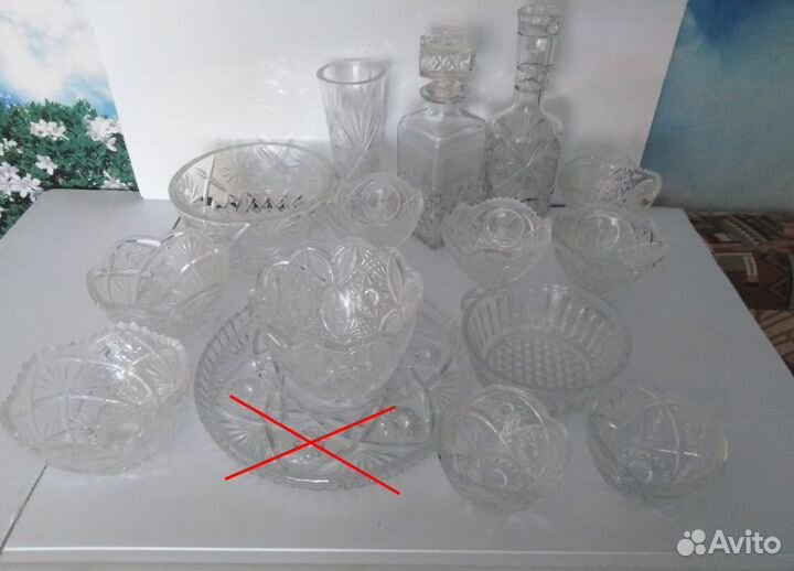 Хрустальная посуда СССР