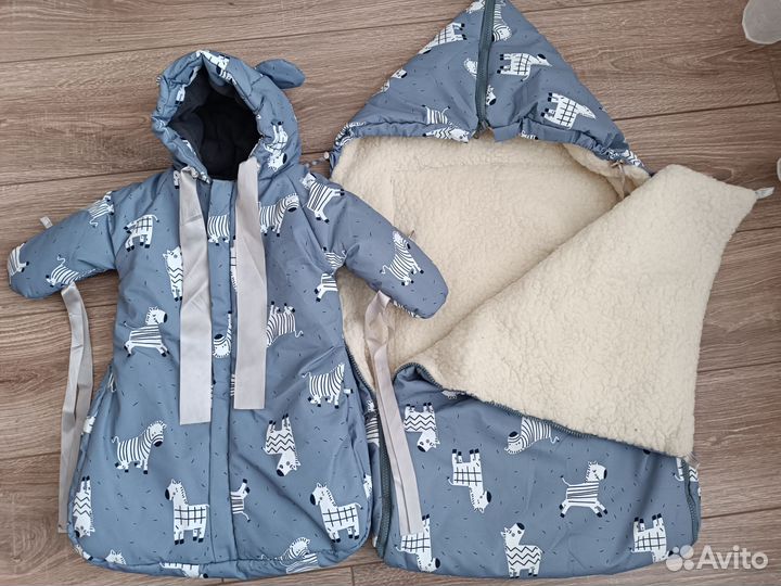 Конверт и комбинезон на выписку. Зима и осень