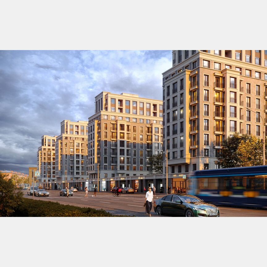2-к. квартира, 70,9 м², 2/11 эт.