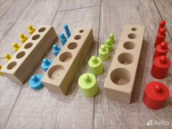 Развивающие деревянные игрушки