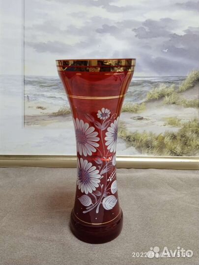 Ваза чехия Богемия