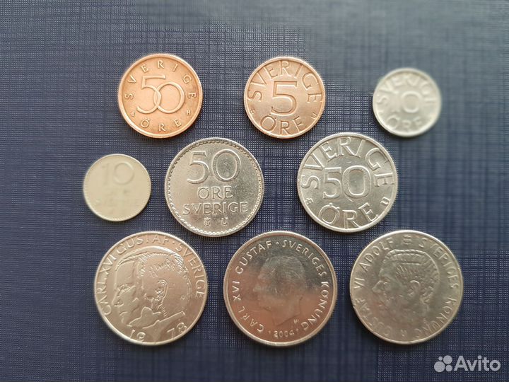 Монеты Швеции