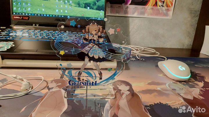 Акриловая подставка Genshin impact