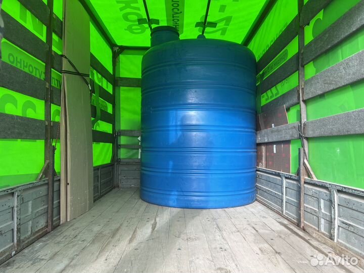 Емкость пластиковая 3 м3 для сыпучих продуктов (ве