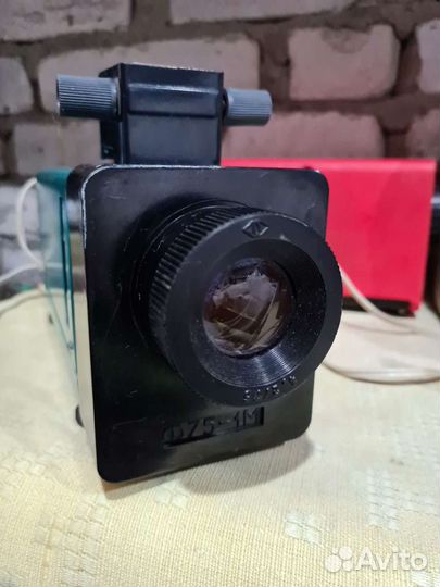 Фильмоскоп Ф75-1м диапроектор СССР с диафильмами