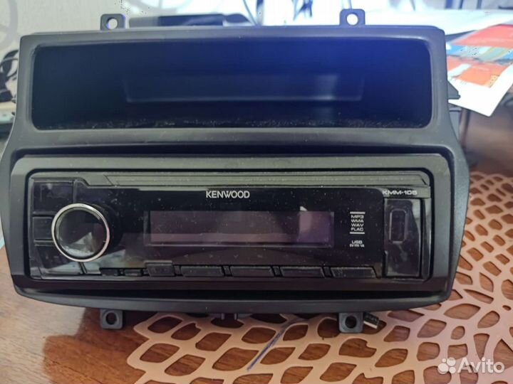 Автомагнитола kenwood kmm 105
