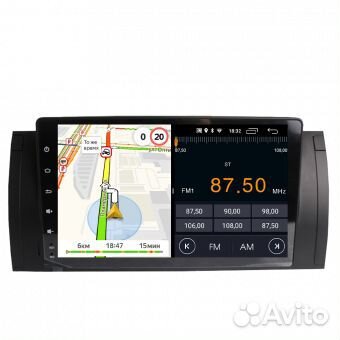 Магнитола Parafar BMW X5 1995-2003 Android