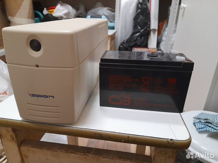Ибп ippon Back Power Pro 600 бу не рабочий