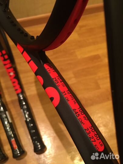 Ракетка для большого тенниса wilson clash 100 V3.0