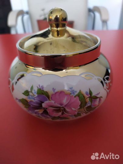 Сахарница дулево Золотая глазурь