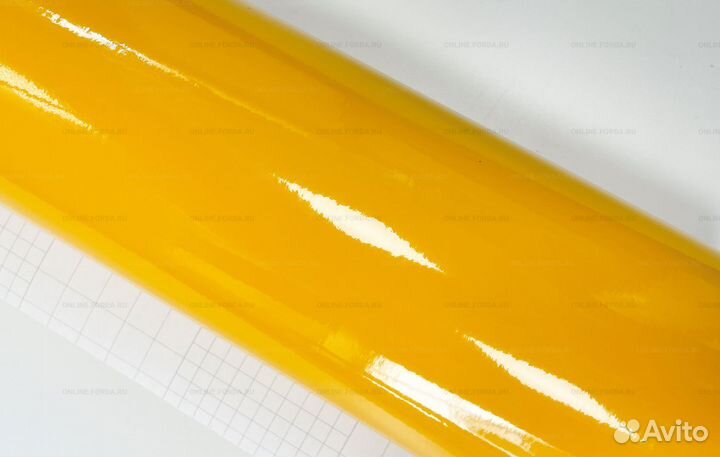 Самоклеящаяся пленка желтая и черная / oracal 551