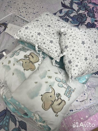 Бортики в детскую кроватку