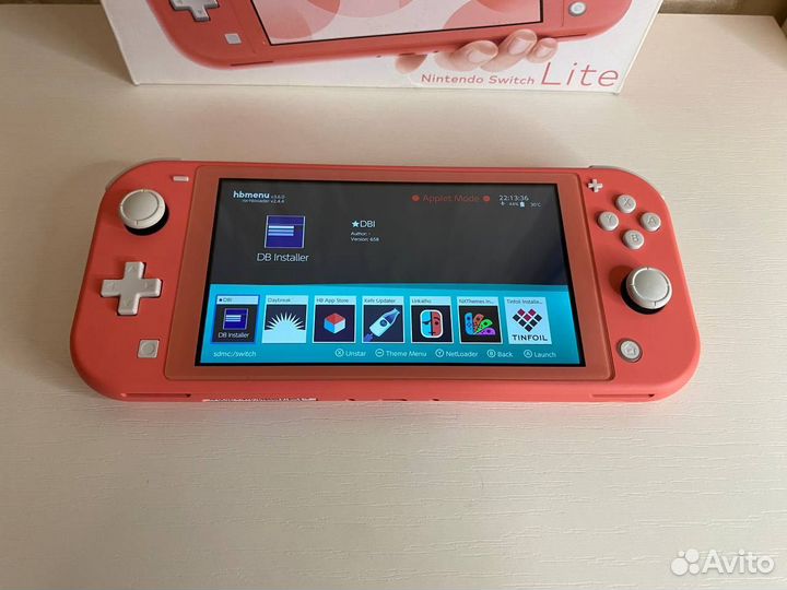 Nintendo switch Lite прошитая