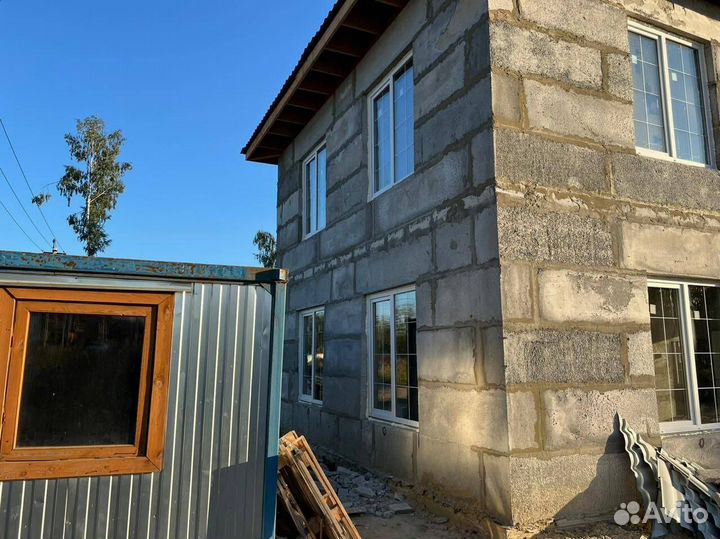 Домокомлект из полистиролбетона. Сборка за 3 дня