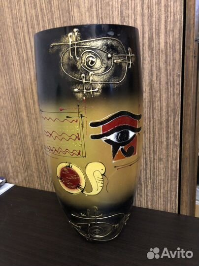 Дизайнерская ваза. Ручная роспись