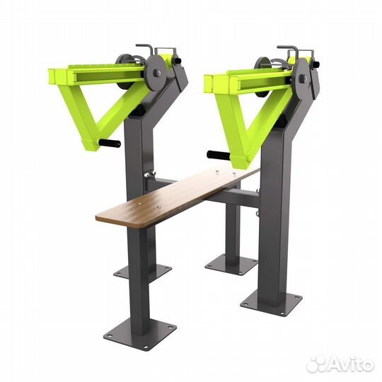 Уличный тренажер Жим лежа с переменной нагрузкой