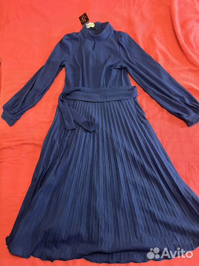 Платье синие новое 52рр