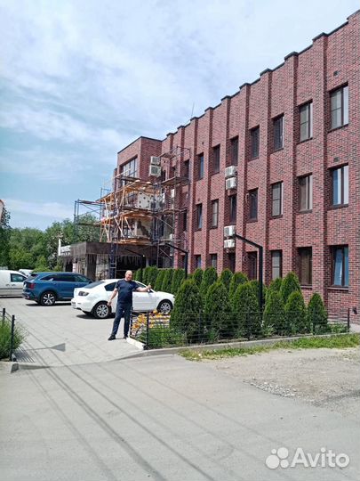 Гибкий кирпич на сетке