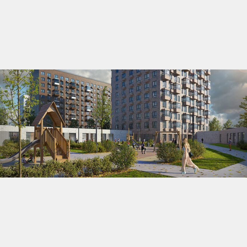 1-к. квартира, 33,8 м², 1/15 эт.