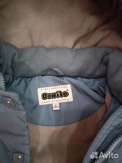Пуховик зимний Danilo р.128 для девочки