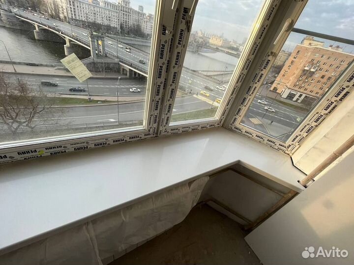 Подоконник из искусственного камня на заказ