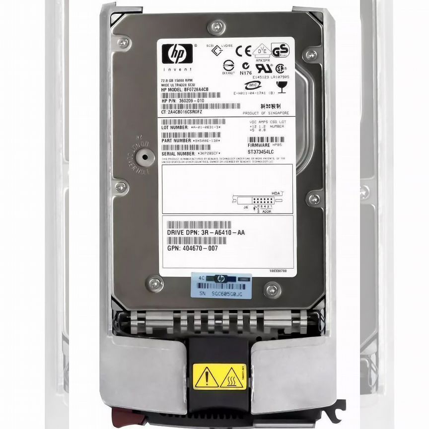 [360209-010] Жесткий Диск Hp Bf0728a4cb 72,8gb U320scsi 3.5" 360209-010