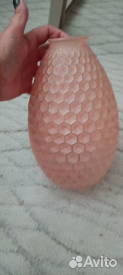 Стеклянный плафон для люстры